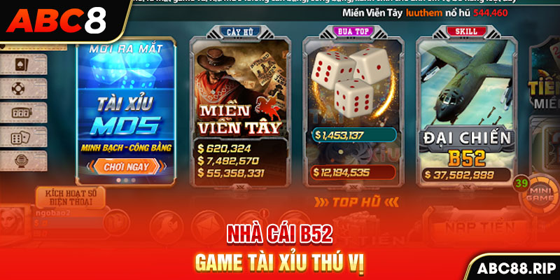 nha-cai-b52-game-tai-xiu-thu-vi